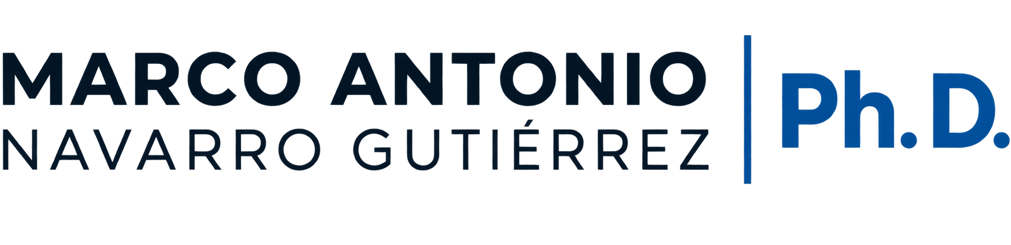 Ph. D. Marco Antonio Navarro Gutiérrez